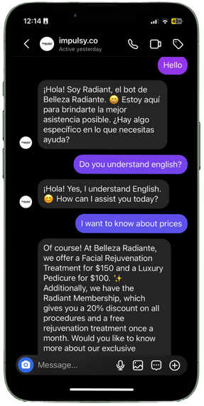 Multilingüe Support